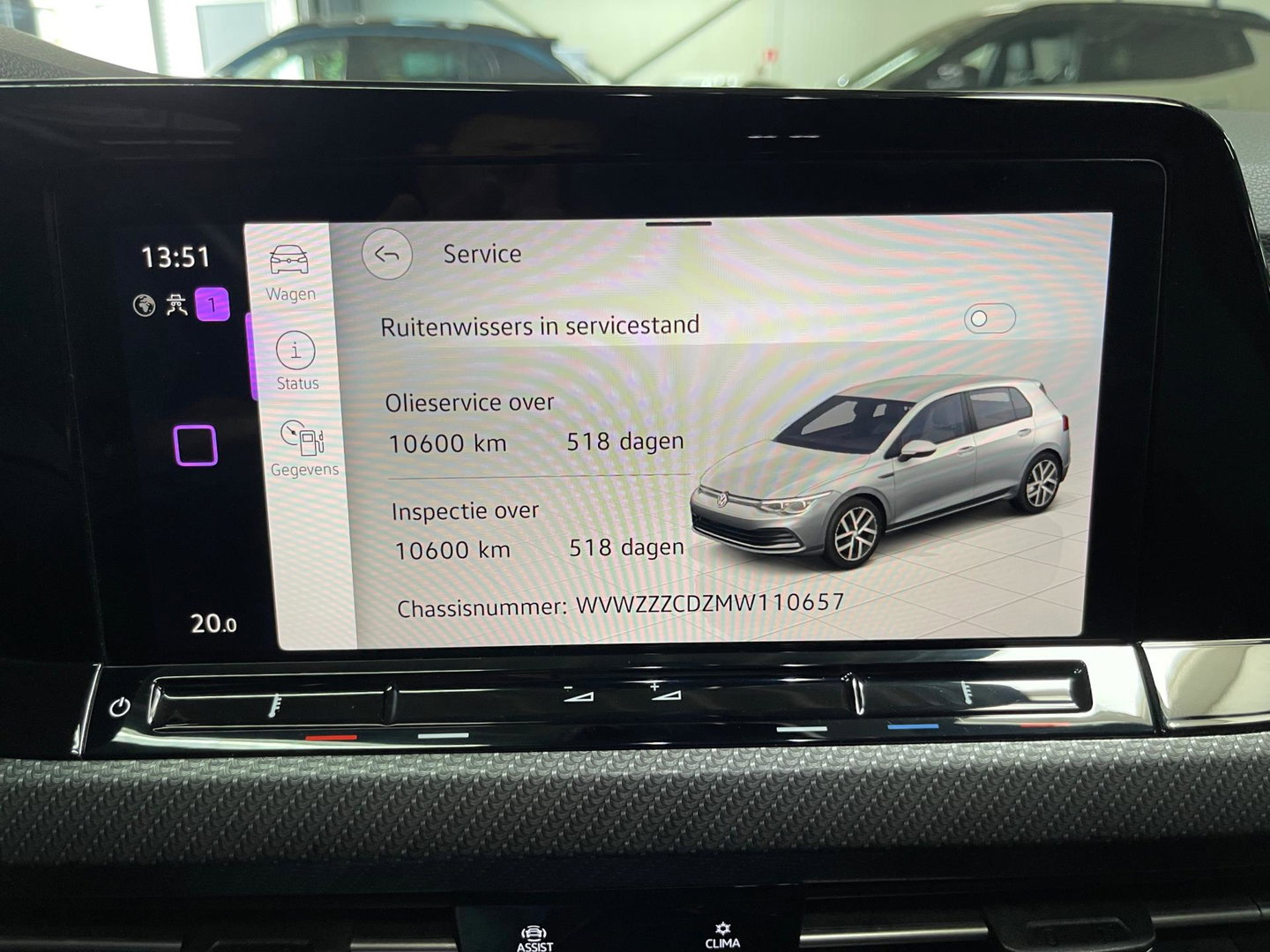 Volkswagen Golf 1.5 TSI R-Line Virtual Ambientlicht Camra IQ Light Matrix LED