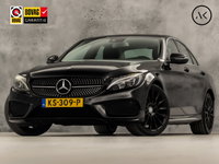 Mercedes-Benz C-Klasse - 180 Sport 156Pk Automaat (NAVIGATIE, DIAMOND GRILL, LEDER, STOELVERWARMING, ELEK SPORTSTOELEN, CRUISE, PARKEERSENSOREN, NIEUWSTAAT)