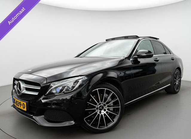 Mercedes-Benz C-Klasse - 350 e Led Head-Up Camera Cruise Panodak 15 NL Auto Vol Vol Opties Eerste Eigenaar Memory Stoelen Sfeerverlichting Burmester Muziek Leer Vol Vol