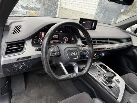 Audi Q7 3.0 TDI V6 272pk automaat quattro / 2 persoons / grijs kenteken / S-Line / euro 6 / vaste prijs rijklaar € 25.950 ex btw / cruise en climate control / leer alcantara