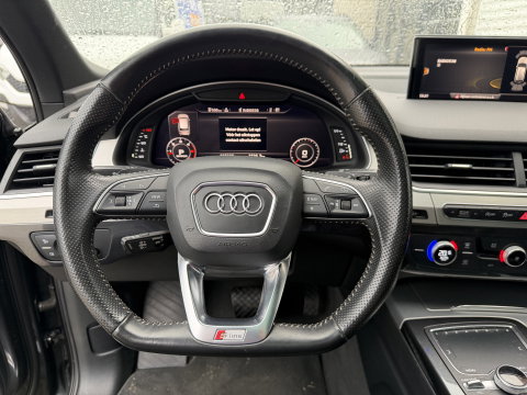 Audi Q7 3.0 TDI V6 272pk automaat quattro / 2 persoons / grijs kenteken / S-Line / euro 6 / vaste prijs rijklaar € 25.950 ex btw / cruise en climate control / leer alcantara