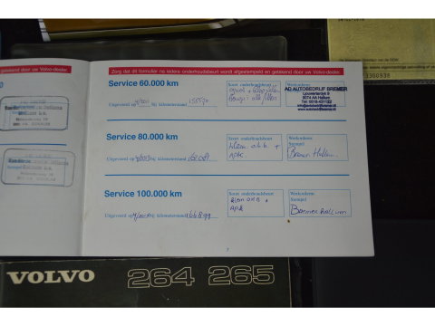 Volvo 265 GL Origineel Nederlands | 7 persoons | Automaat| Derde eigenaar | Leder | Stoelverwarming | UNIEK