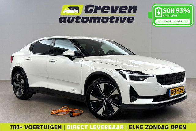 Polestar 2 - Long Range Single Motor 78 kWh | Snelladen | SOH 93% | 360° | Memory | Virtual | Adap. Cruise | Carplay
