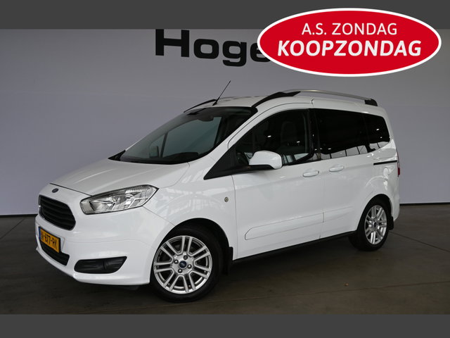 Ford Tourneo Courier - 1.0 Titanium Clima Navigatie 2x Schuifdeur Stoelverwarming Cruise Control Rijklaarprijs! Inruil Mogelijk!