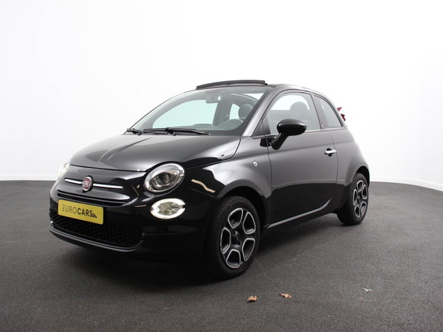 Fiat 500C - 1.0 Hybrid Club Cabrio Airco LED Parkeersensoren achter Cruise control Radio Apple Carplay/ Android Auto