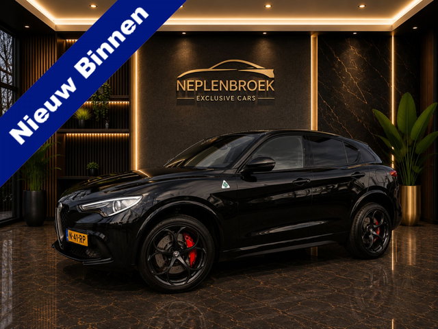 Alfa Romeo Stelvio - 2.9 V6 AWD Quadrifoglio 510 PK Adaptive Cruise Harman Kardon Keyless 20''