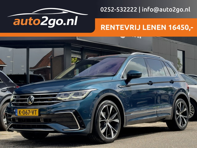 Volkswagen Tiguan - 1.5 TSI AUT7 3X R-LINE PANODAK VOL-LEDER 20 INCH-LMV NAVI CAMERA DIGI-DASH APPLE-CARPLAY LED PDC