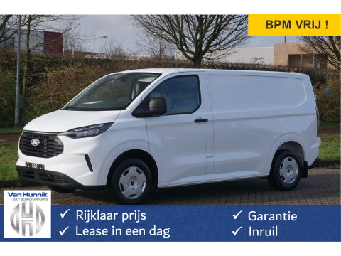 Ford Transit Custom 280S 136PK Trend BPM VRIJ!! 13" Scherm Apple CP / Android A. Cam, Trekhaak!! NR. J304*