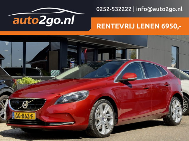 Volvo V40 - 2.0 T5 AUT8 SUMMUM PANODAK VOL-LEDER 18 INCH-LMV NAVI CAMERA LED PDC