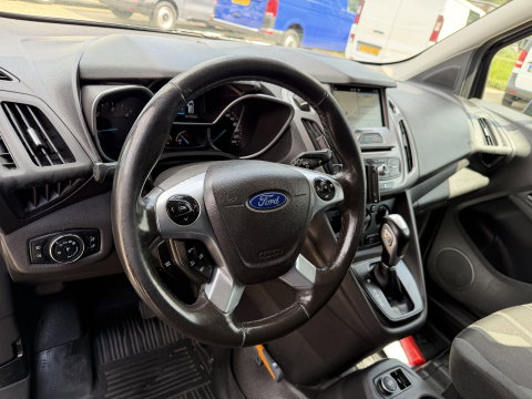 Ford Transit Connect 1.5 TDCI L2 automaat Trend HP / euro 6 / bpm vrij / vaste prijs rijklaar € 10.950 ex btw / lease vanaf € 185 / trekhaak / camera / navigatie / airco / cruise / ingerichte laadruimte