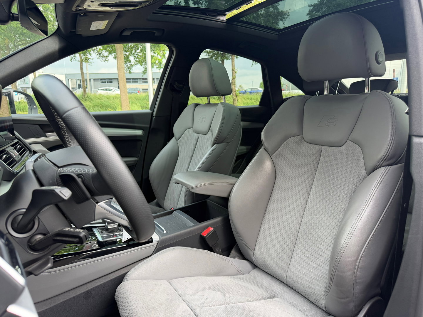 Audi Q5 Sportback 55 TFSI e S-line 367PK|Pano|Massage|Keyless|Luchtvering|Memory|Carplay|Matrix