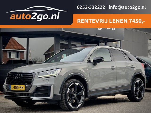 Audi Q2 - 1.4 TFSI AUT7 S-LINE. PANODAK BLACK EDITION VOL-LEDER 19 INCH-LMV NAVI LED PDC
