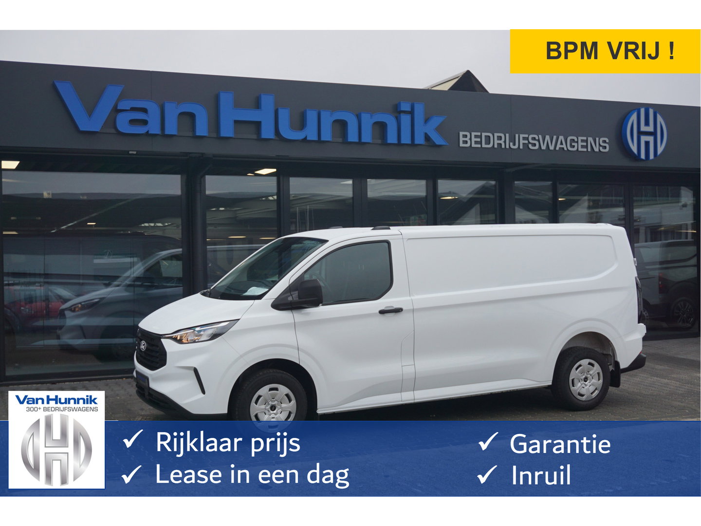 Ford Transit Custom 320L 150PK Trend BPM VRIJ!! 13" Apple CP/Android A. Camera, Cruise, LED!! NR. J166*