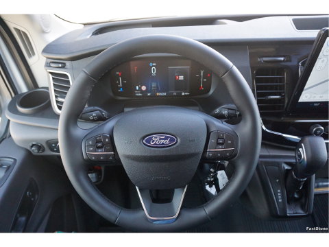 Ford Transit 350L 165PK Bakwagen AUT-10 BPM VRIJ Navi, ACC, Dhollandia 1000KG, 3.5T Trekgewicht!! NR. DJ02*