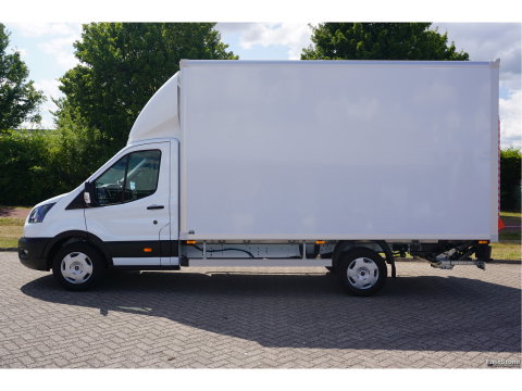 Ford Transit 350L 165PK Bakwagen AUT-10 BPM VRIJ Navi, ACC, Dhollandia 1000KG, 3.5T Trekgewicht!! NR. DJ02*