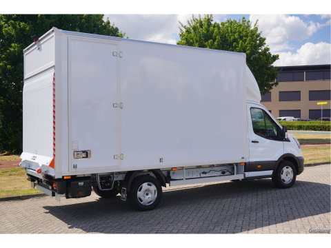 Ford Transit 350L 165PK Bakwagen AUT-10 BPM VRIJ Navi, ACC, Dhollandia 1000KG, 3.5T Trekgewicht!! NR. DJ02*
