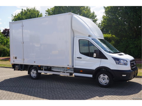 Ford Transit 350L 165PK Bakwagen AUT-10 BPM VRIJ Navi, ACC, Dhollandia 1000KG, 3.5T Trekgewicht!! NR. DJ02*