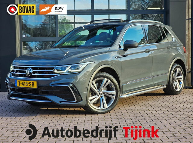 Volkswagen Tiguan - 2.0 TSI 190PK 4MOTION DSG R-Line | Pano | Trekhaak | HUD | Stuur- & stoelverwarming | Virtual | App-connect | LMV 19" |