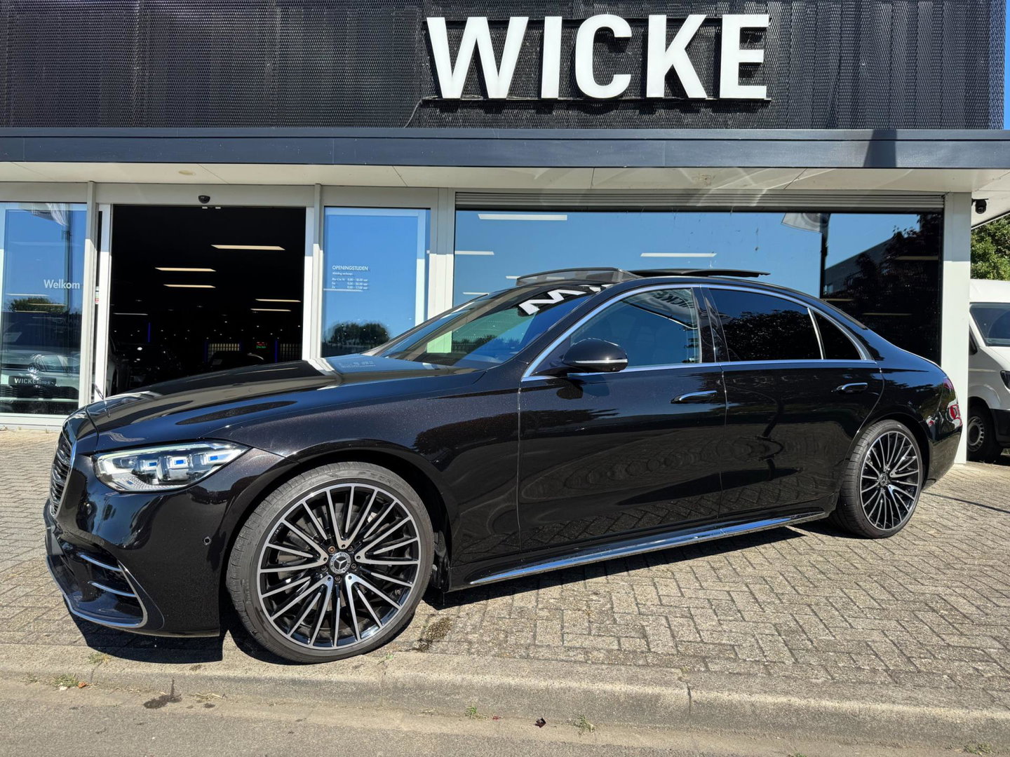 Mercedes-Benz S-Klasse 400d 4MATIC Lang AMG Line Panorama 4 Wiel sturing