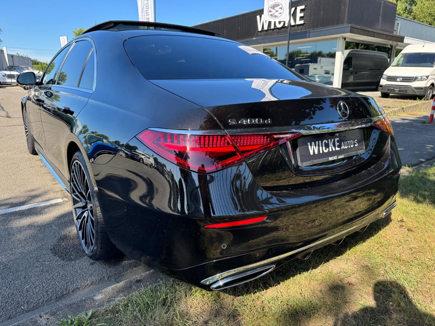 Mercedes-Benz S-Klasse 400d 4MATIC Lang AMG Line Panorama 4 Wiel sturing