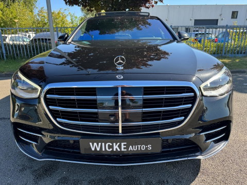 Mercedes-Benz S-Klasse 400d 4MATIC Lang AMG Line Panorama 4 Wiel sturing