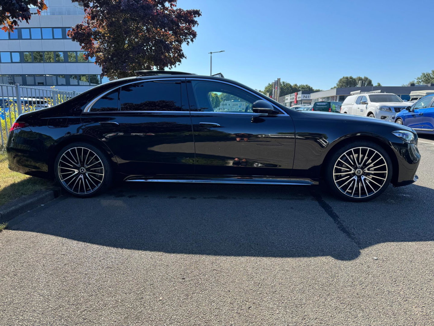 Mercedes-Benz S-Klasse 400d 4MATIC Lang AMG Line Panorama 4 Wiel sturing