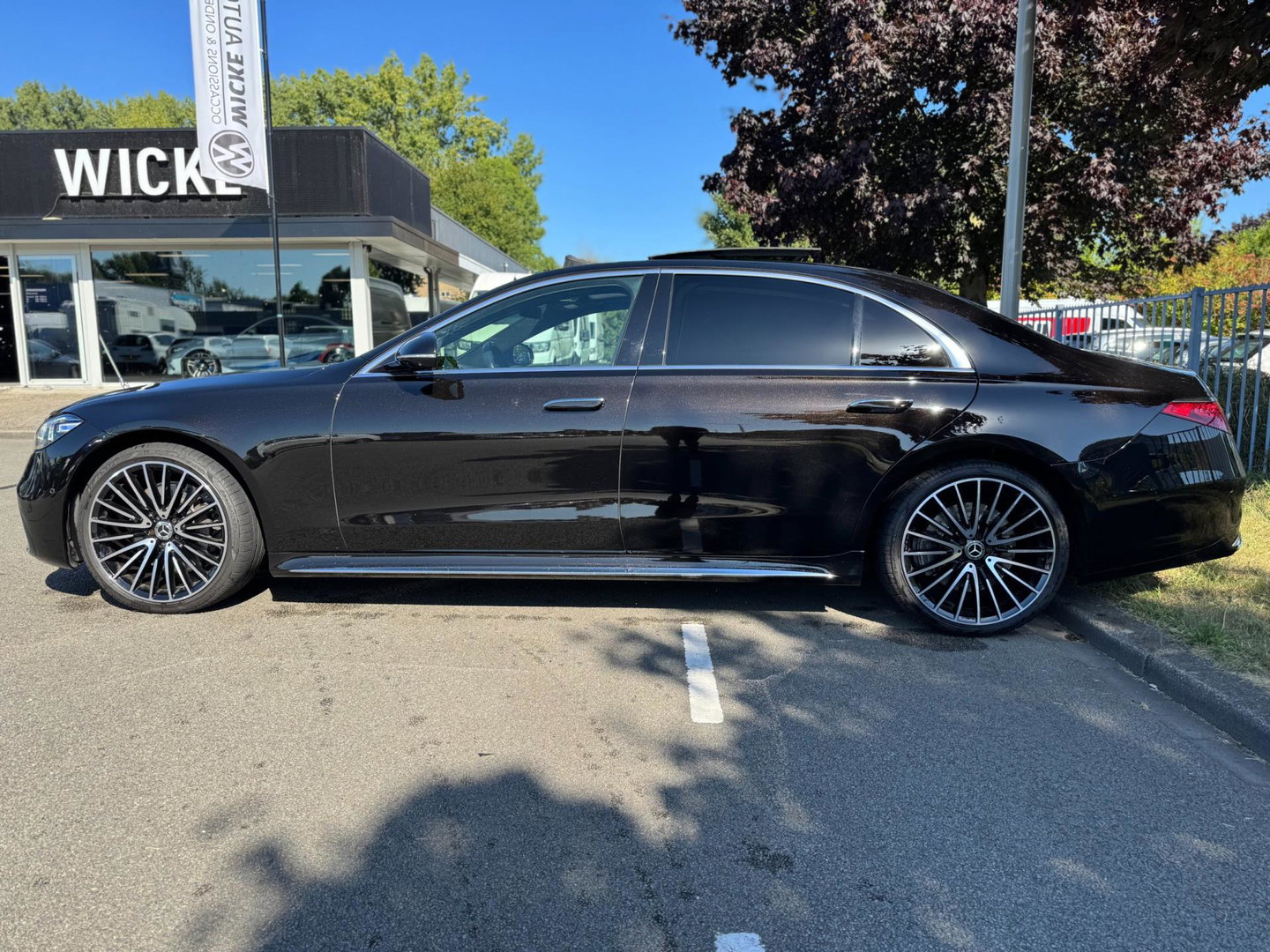 Mercedes-Benz S-Klasse 400d 4MATIC Lang AMG Line Panorama 4 Wiel sturing