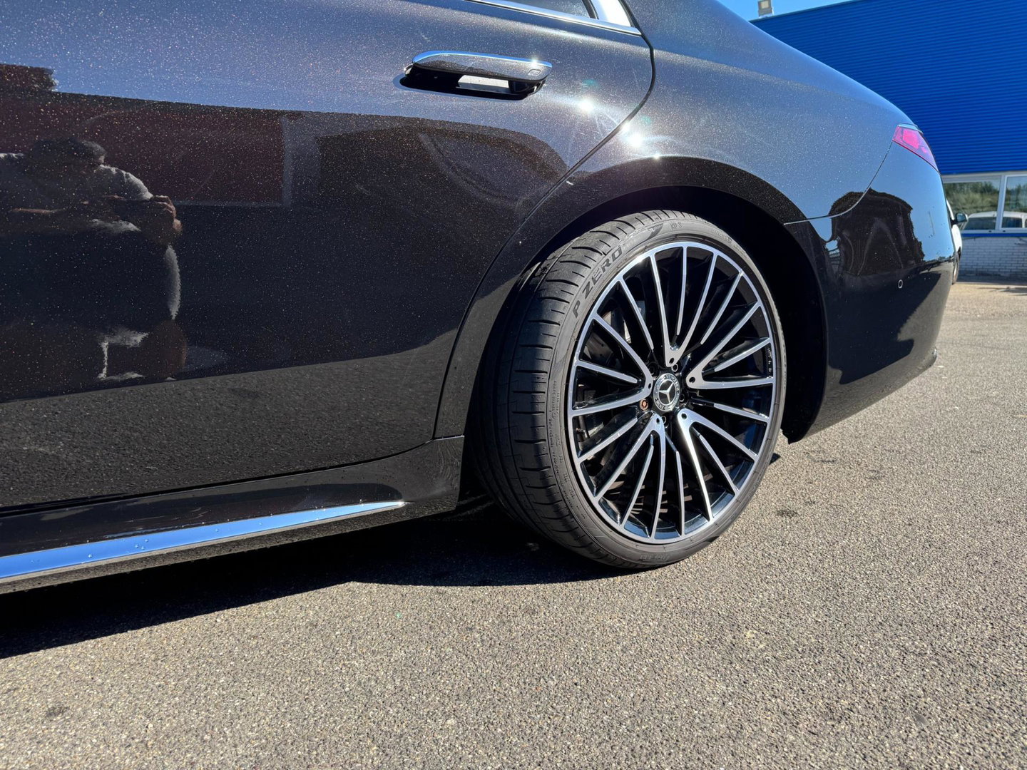 Mercedes-Benz S-Klasse 400d 4MATIC Lang AMG Line Panorama 4 Wiel sturing