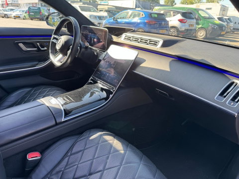 Mercedes-Benz S-Klasse 400d 4MATIC Lang AMG Line Panorama 4 Wiel sturing