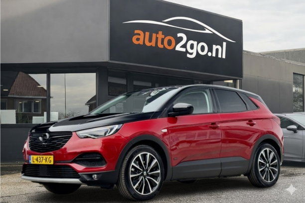 Opel Grandland X - 1.6 TURBO AUT8 HYBRID4 TWO-TONE ULTIMATE 72D.KM 200PK. LEDER NAVI CAMERA APPLE-CARPLAY LED 19 INCH-LMV PDC