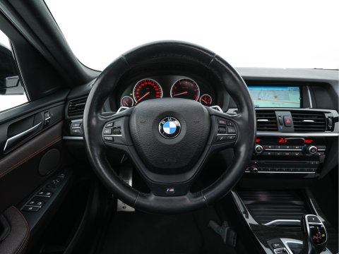BMW X4 xDrive35i High Executive M-Sportpack Aut. *PANO | HEAD-UP | LEATHER | XENON | MEMORY-PACK | HARMAN/KARDON | KEYLESS | CAMERA | HEATED-SPORTSEATS | NAVI-FULLMAP | SHIFTPADDLES | PRIVACY-GLASS | 20''ALU | TOWBAR*