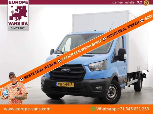 Ford Transit - 350 2.0 TDCI 130pk E6 Bakwagen met achterdeuren 2 Persoons 12-2020