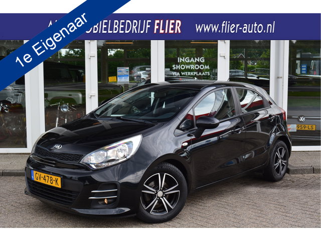 Kia Rio - 1.2 85PK CVVT ComfortLine Plus Black | Leder / Alcantara | Cruise | Orig. NL | NAP |