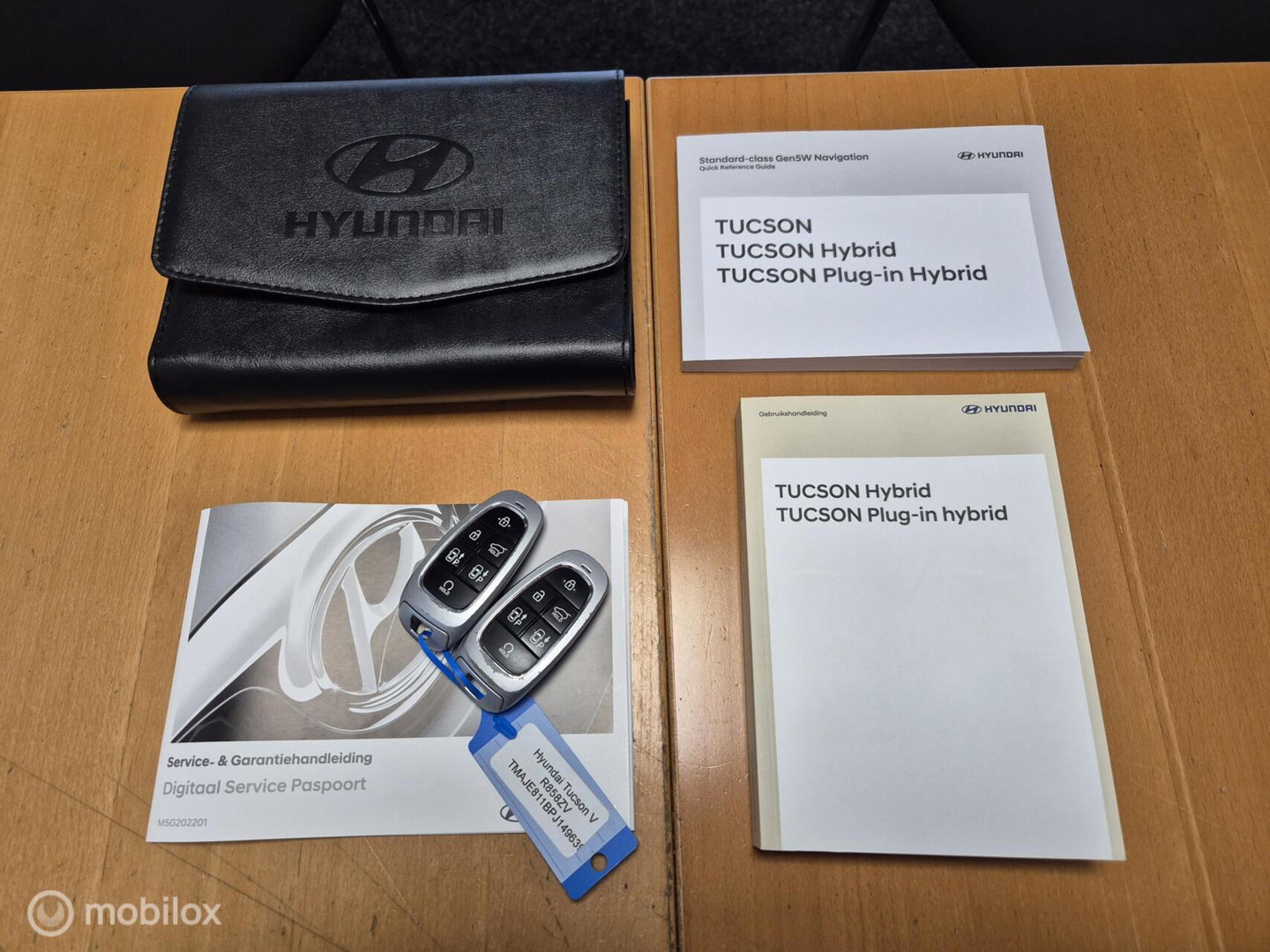 Hyundai TUCSON Hybrid 1.6 T-GDI HEV Premium, Leer, 360 Camera, NAP!