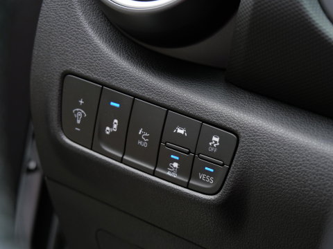 Hyundai KONA EV 64kWh PREMIUM/ LEER/ ELEKT. STOELEN/ WARMTEPOMP / SOH 100%