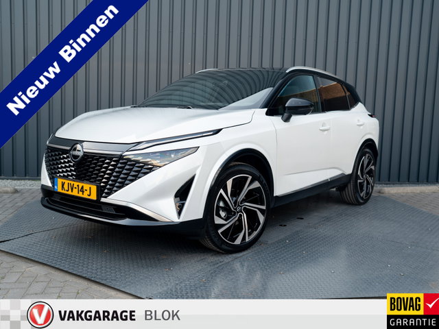 Nissan QASHQAI - 1.3 MHEV Xtronic Tekna Plus | panodak | Leder | Stoelgeheugen | 360 Camera | Head Up | Bose | Prijs Rijklaar!!