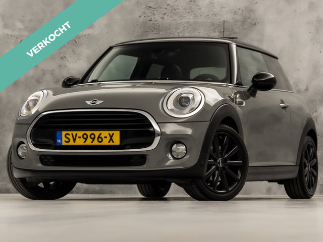 MINI Cooper - Mini 1.5 Chili Automaat (PANORAMADAK, GROOT NAVI, CLIMATE, LEDER, STOELVERWARMING, SPORTSTOELEN, GETINT GLAS, PARKEERSENSOREN, LED KOPLAMPEN, NIEUWSTAAT)