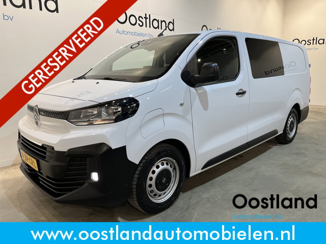 Citroën ë-Jumpy - L3 136 PK DC 6 PERS. 75 kWh / 100% Elektrisch !! / Airco / CarPlay / Cruise Control / PDC / Navigatie  18.200 KM !!