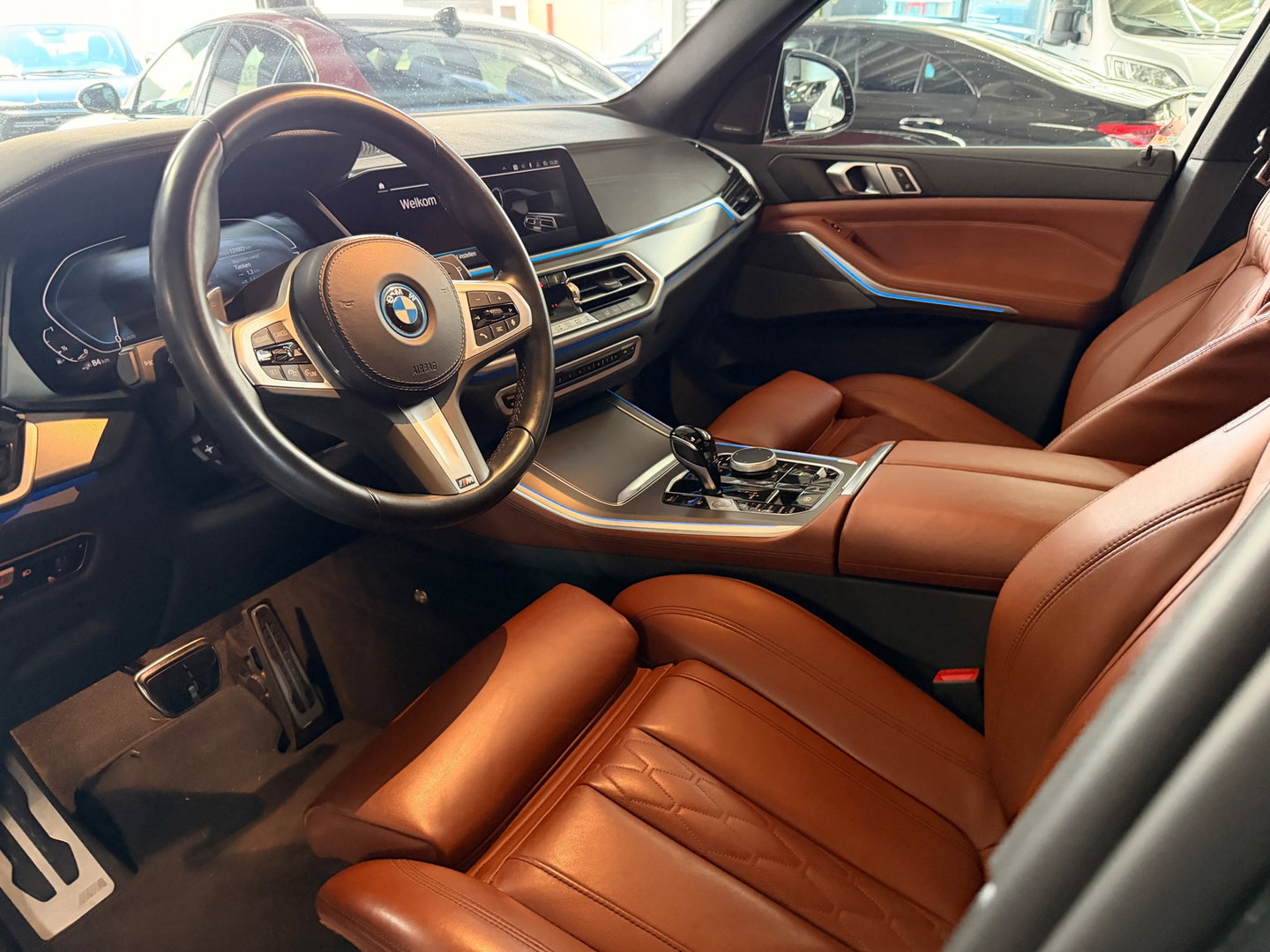 BMW X5 X-Drive 45e High-Exe M-50 Jaar Edition Panoramadak Luchtvering 22"Lm Org-Ned Dealer Auto
