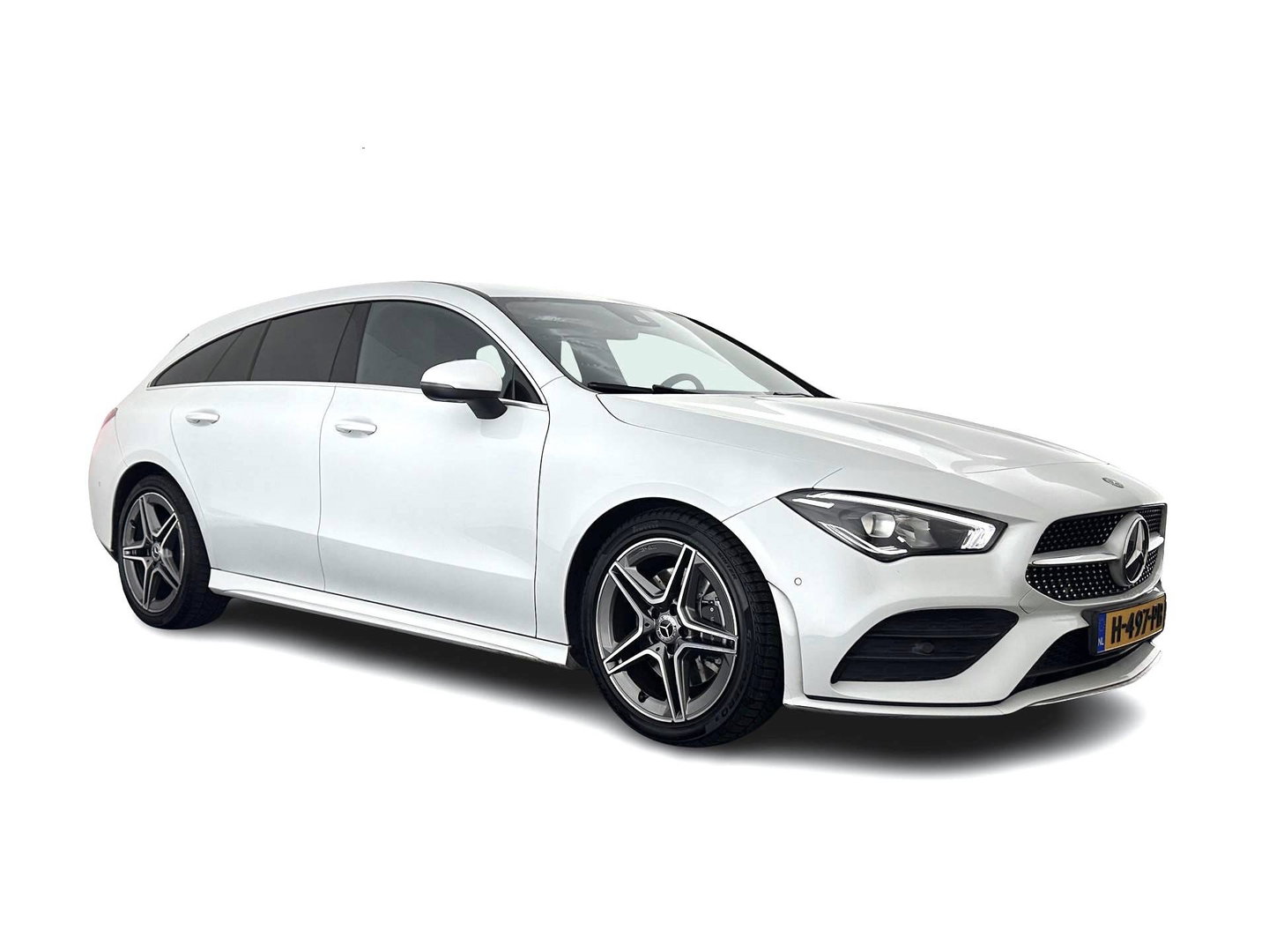 Mercedes-Benz CLA-Klasse Shooting Brake 200 AMG-Sportpack Business Solution (INCL-BTW) Aut. *LEATHER-MICROFIBRE | FULL-LED | HEATED-SPORTSEATS | DIGI-COCKPIT | DAB+ | NAVI-FULLMAP | CAMERA | PRIVACYGLASS | SHIFTPADDLES | 18''ALU*