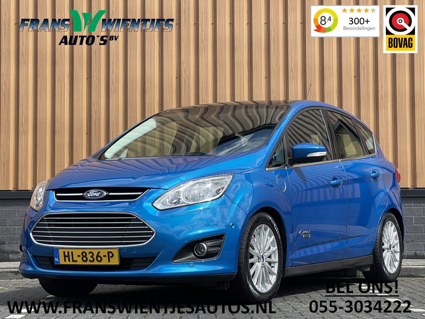 Ford C-MAX 2.0 Plug-in Hybrid Titanium Plus | Leder | Camera | Panoramadak | Stoelverwarming | Elektrische Achterklep | Keyless Go / Keyless Entry | DAB+ | Parkeersensoren | Navigatie |