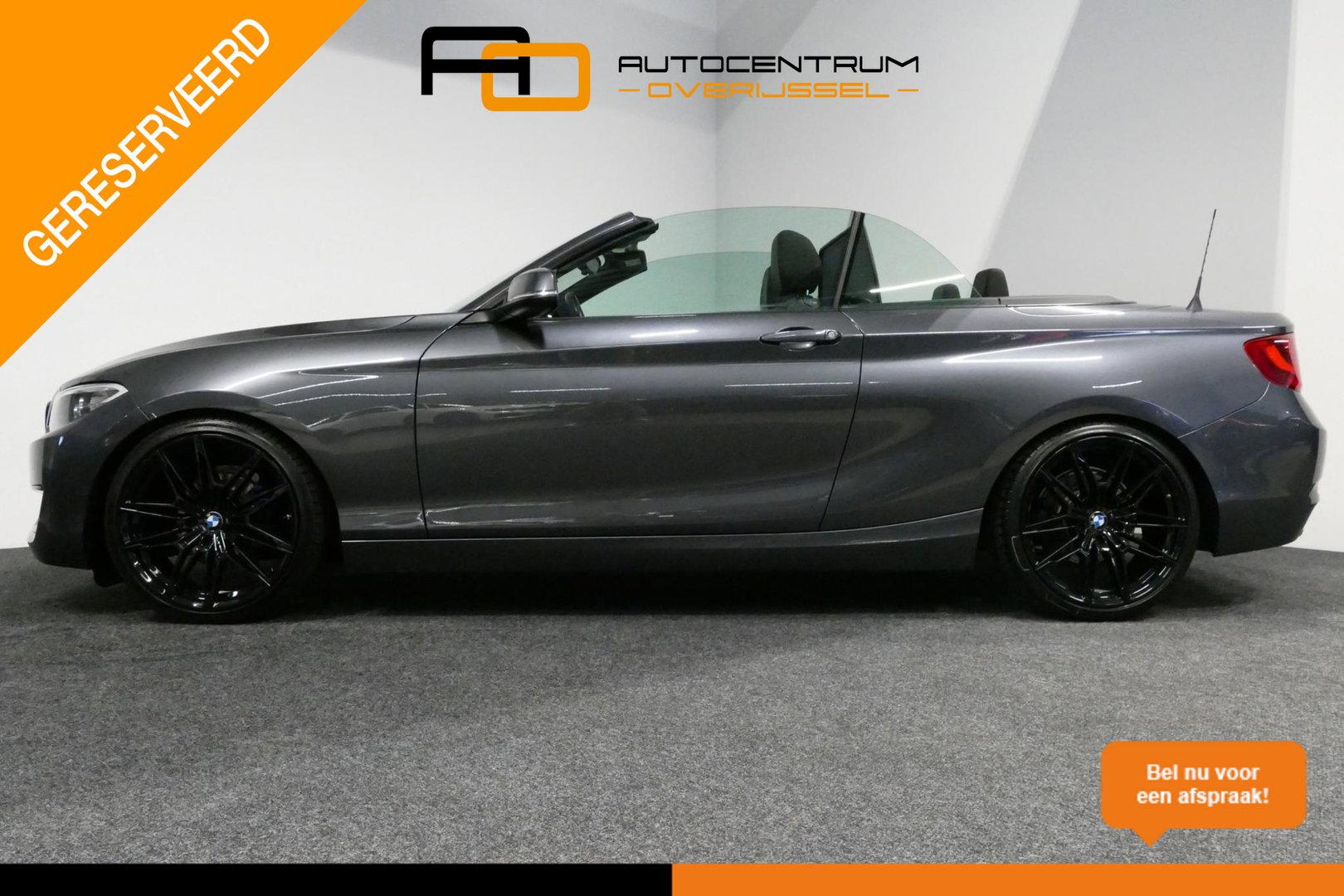 BMW 2 Serie Cabrio 218i Essential / Stoelverwarming / Windscherm / Climatronic / 19'' LMV / Parkeersensoren achter / BMW Radio Professional / Licht- & regensensor / Multimedia systeem