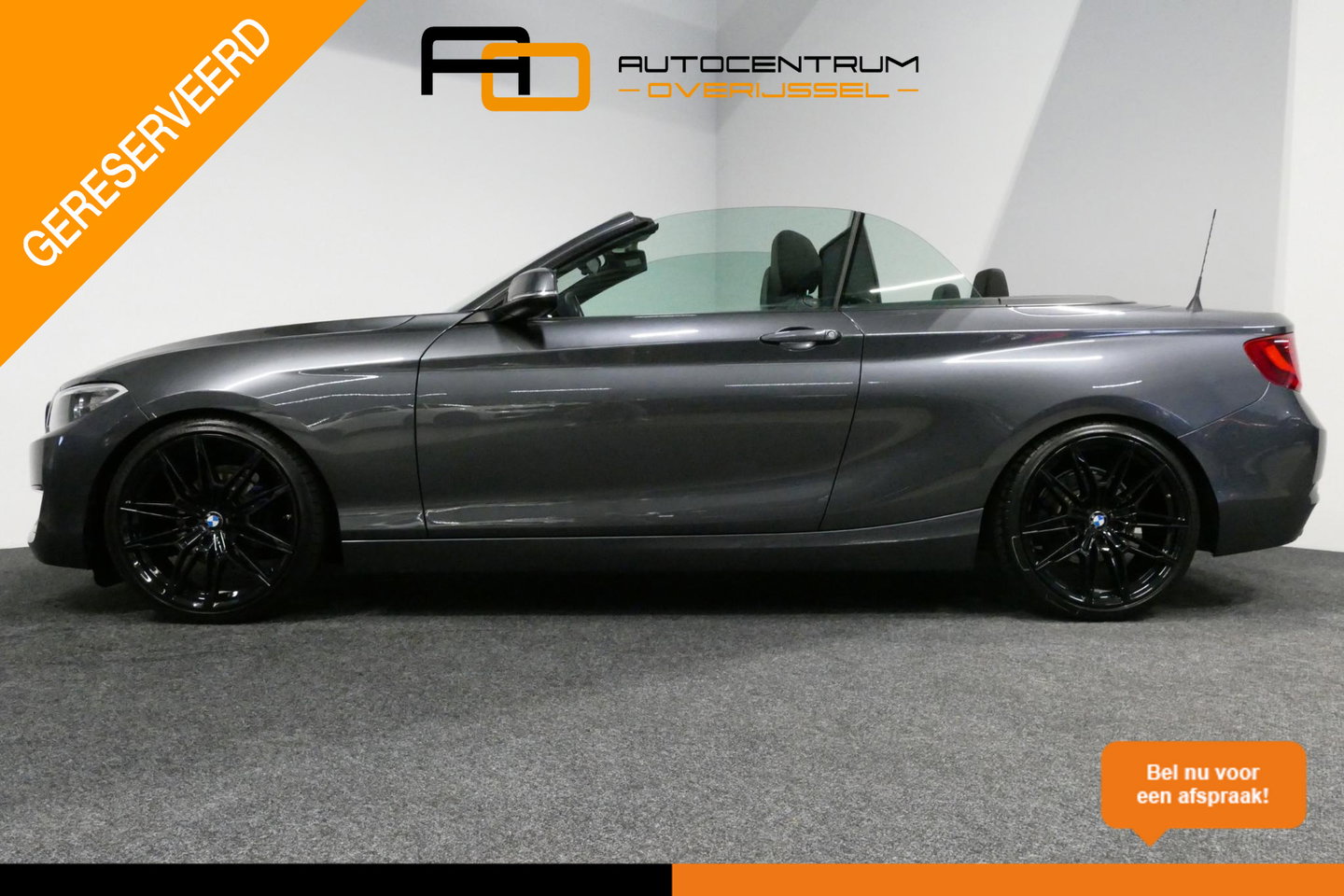 BMW 2 Serie Cabrio 218i Essential / Stoelverwarming / Windscherm / Climatronic / 19'' LMV / Parkeersensoren achter / BMW Radio Professional / Licht- & regensensor / Multimedia systeem