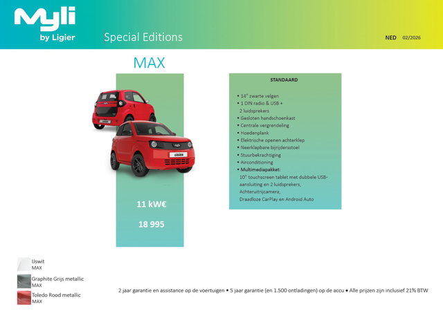 Ligier Myli - MAX - NIEUW