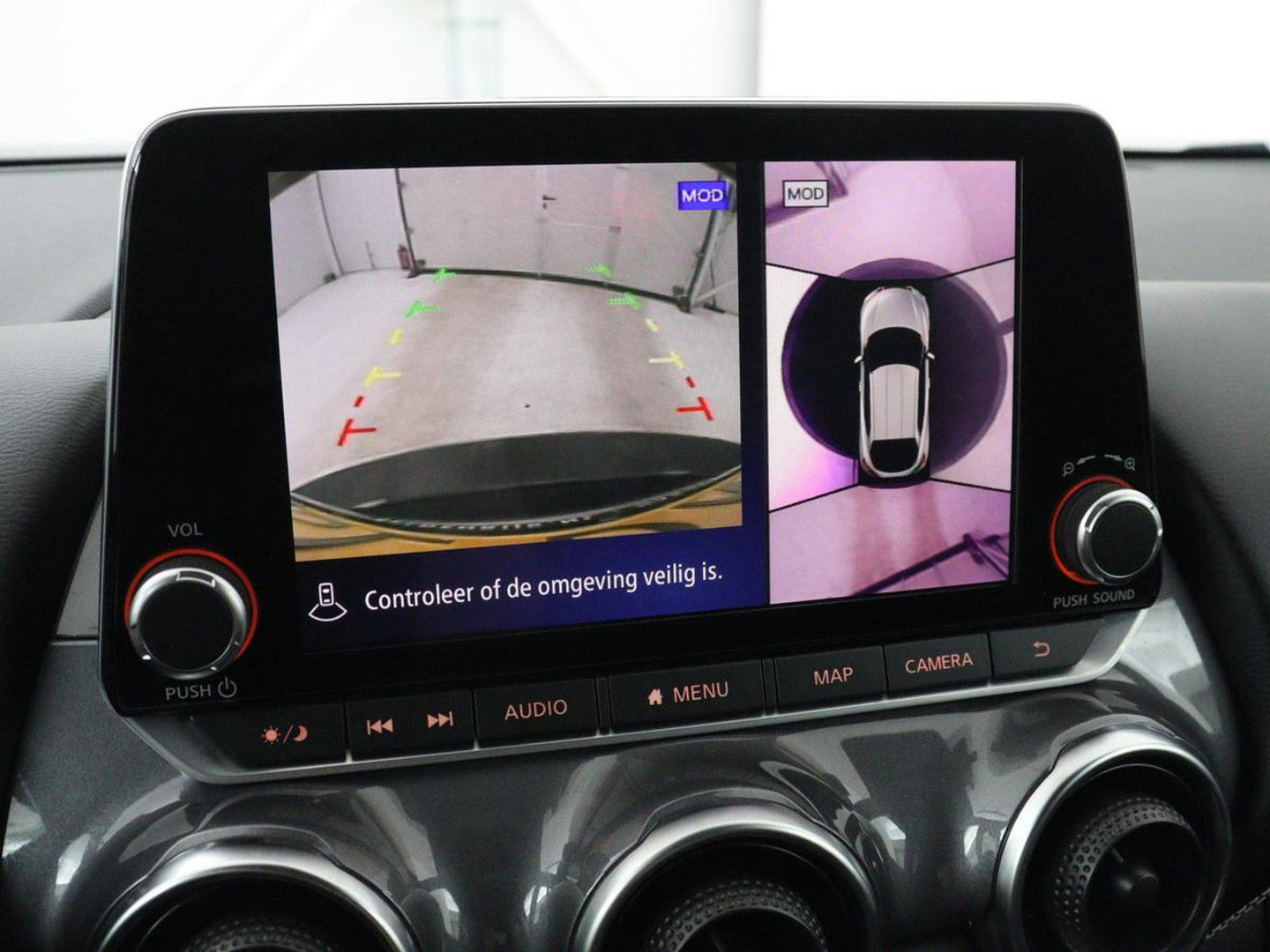 Nissan Juke 1.6 Hybrid Tekna | 360 Camera | Adaptive cruise | Carplay | Navigatie | Half leder | Full LED | Keyless | Climate control | Parkeerhulp | DAB | Bluetooth