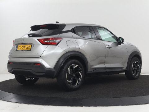 Nissan Juke 1.6 Hybrid Tekna | 360 Camera | Adaptive cruise | Carplay | Navigatie | Half leder | Full LED | Keyless | Climate control | Parkeerhulp | DAB | Bluetooth