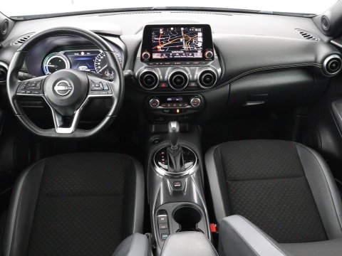 Nissan Juke 1.6 Hybrid Tekna | 360 Camera | Adaptive cruise | Carplay | Navigatie | Half leder | Full LED | Keyless | Climate control | Parkeerhulp | DAB | Bluetooth
