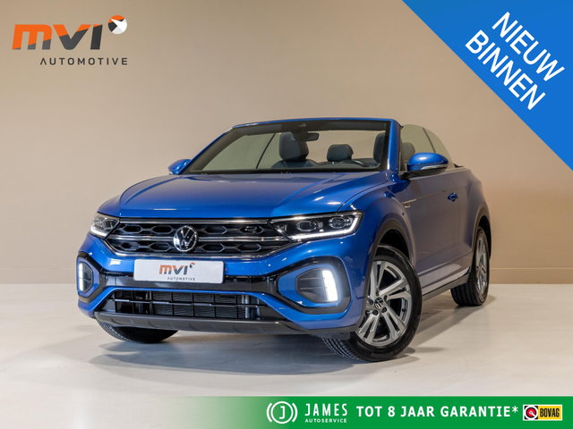 Volkswagen T-Roc - Cabrio 1.5 TSI R-Line / 150pk / Achteruitrij camera / Stoel en stuur verwarming / Dodehoek herkenning /