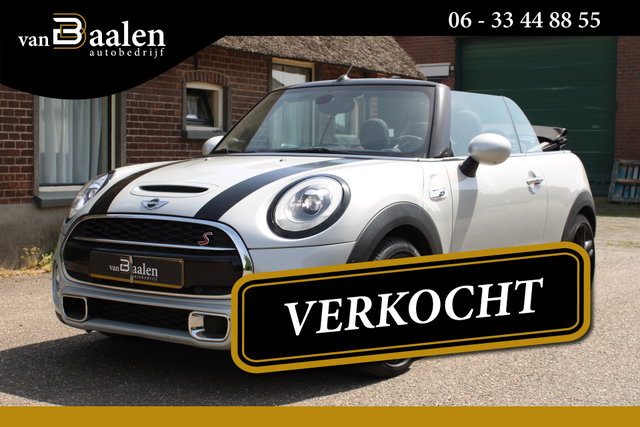 MINI Cooper S Cabrio - 2.0 192Pk JCW **VERKOCHT!!**