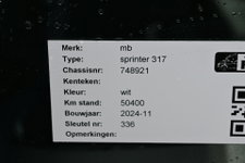Mercedes-Benz Sprinter - 317 CDI L2H2 Pro LED verlichting, Geveerde stoel, Etc.